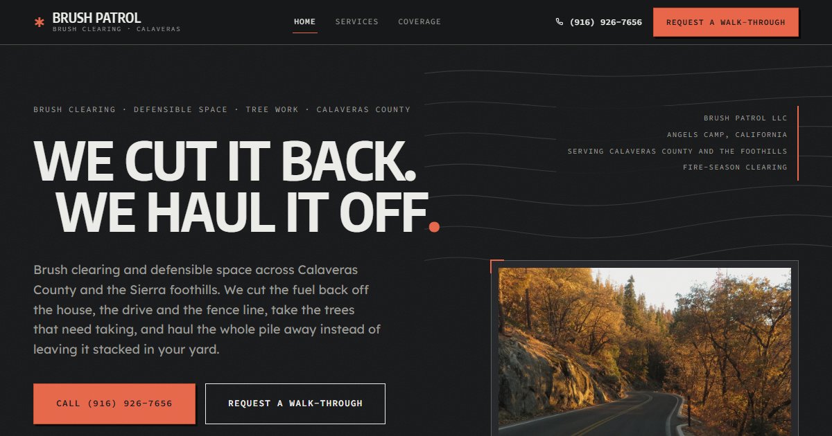 Brush Patrol LLC website